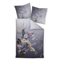 Janine POSTEĽNÁ BIELIZEŇ, makosatén, lila, 140/200 cm