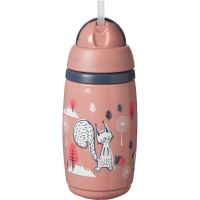 Tommee Tippee Superstar Insulated Straw Pink чашка з трубочкою для дітей 12m+ 266 мл