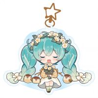 POPbuddies Hatsune Miku Acrylic Keychain Kawaii Autumn Time Kľúčenka