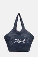 Karl Lagerfeld tote bag pentru femei împletită K/SIGNATURE