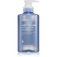 KUNDAL Airy Volume Hyaluron Shampoo hydratisierendes Shampoo für Volumen und Glanz 500 ml