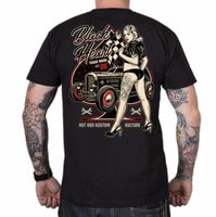 Herren T-Shirt BLACK HEART - DENIS - BLACK XL