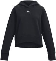 UNDER ARMOUR Sportska sweater majica 'Rival'  crna / bijela