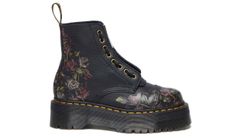 Dr. Martens Sinclair Decayed Roses Leather Platform Boots