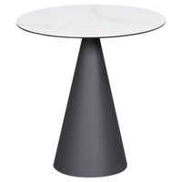 Dieter Knoll PRÍRUČNÝ STOLÍK, antracitová, biela