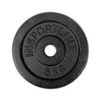 Litinové závaží inSPORTline Castblack 5 kg 30 mm