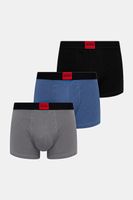 HUGO Boxerky pánske bavlnené s elastanom TRUNK TRIPLET GALAXY 3-pak