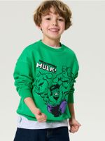 Sinsay - Bluza Marvel - zielony