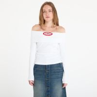 Top adidas Originals Off Shoulder Top White S