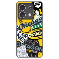 Silikónový čierny obal pre Xiaomi Redmi Note 13 4G - OKTAGON - Logo Archive