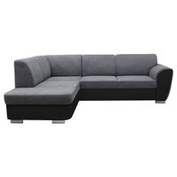 MID.YOU ROHOVÁ SEDAČKA, textil, sivá, čierna