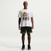 Nike LeBron "For The Record" Basketball Tee White - Pánske - Tričko Nike - Biele - IH8575-100 - Veľkosť: L