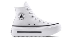Converse Chuck Taylor All Star Lift Double Stack - Unisex - Tenisky Converse - Biele - A12976C - Veľkosť: 37