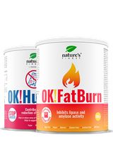 OK!FatBurn + OK!Hunger | Paket za mršavljenje | Blokator masti | Apetit suppressant | ID-alG ™ | Prirodno | Sigurno | Klinički dokazano | 300g