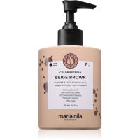 Maria Nila Colour Refresh mască fină de hrănire fără pigmenți permanenți de culoare culoare Beige Brown 7.23 300 ml