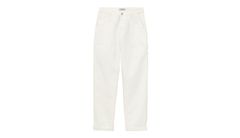 Carhartt WIP W' Pierce Pant Wax rinsed Dámske - Nohavice Carhartt WIP - Biela - I028635_D6_02-27 - Size: 27
