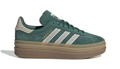 adidas Gazelle Bold W Ženy - Tenisky adidas Originals - Zelená - JS3358-7.5 - Size: 7.5