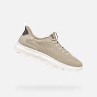 Beige men's sneakers Geox Spherica Plus - Men's