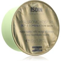 ISDIN Isdinceutics Hyaluronic Moisture Oily and Combination Skin зволожуючий денний крем для комбінованої та жирної шкіри замінний блок 50 гр