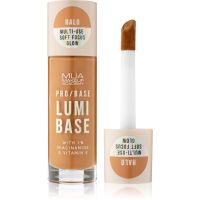 MUA Makeup Academy PRO/BASE Lumi Base Make-up Primer zum Aufklaren der Haut Farbton Halo (Neutral) 33 ml