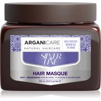 Arganicare Silver Hair Mask maska za lase za nevtralizacijo rumenih odtenkov 500 ml
