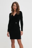 Calvin Klein Zamatové šaty Calvin Klein