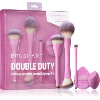 BrushArt Double Duty 5-Piece Essentials Brush & Sponge Set набір щіточок для макіяжу