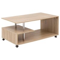 MID.YOU KONFERENČNÝ STOLÍK, dub sonoma, kompozitné drevo, 105/60/48,5 cm