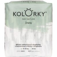 Kolorky Day Nature Bambus Leaves πάνες μιας χρήσης ECO μέγεθος L 8-13 Kg 19 τμχ