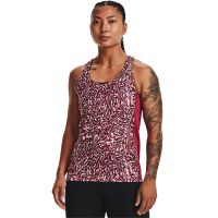 Under Armour Fly By Printed Tank Black Rose XS