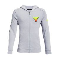 Φούτερ Under Armour Project Rock Y Terry Fz Grey S-Y