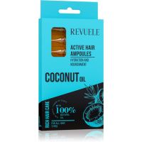 Revuele Coconut Oil Active Hair Ampoules Haarserum zum nähren und Feuchtigkeit spenden 8x5 ml