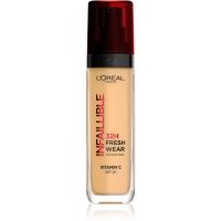 L’Oréal Paris Infaillible 32H Fresh Wear tartós folyékony alapozó árnyalat 140 Golden Beige 30 ml