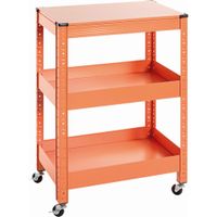 XXXL SERVÍROVACÍ VOZÍK, oranžová, 50/32/75 cm