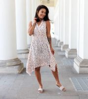 Gemre Pink floral dress Grado