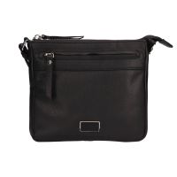 Női bőr crossbody táska Lagen Hesper - fekete