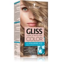 Schwarzkopf Gliss Color tartós hajfesték árnyalat 8-16 Natural Ash Blonde