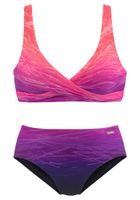 LASCANA Bikini  ljubičasta / tamno ljubičasta / roza