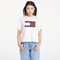 Koszulka Tommy Jeans Flag Badge Boxy Fit T-Shirt Ancient White S