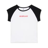 Cropp - Kratek top s potiskom - bela