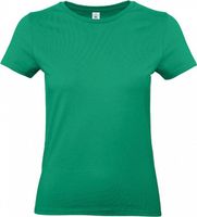 B&C Základní bavlněné hladké dámské tričko BC 190 g/m Barva: zelená výrazná, Velikost: L BCTW04T