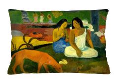 Bertoni Home Unisex's Rectangular Pillow Gauguin Elegance Print Arearea