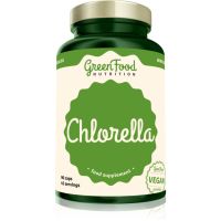 GreenFood Nutrition Chlorella kapsuly na detoxikáciu organizmu a podporu imunity 90 cps