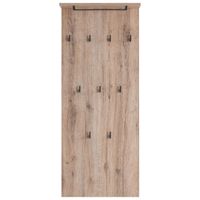MID.YOU VEŠIAKOVÝ PANEL, divoký dub, 50/110,6/20,9 cm
