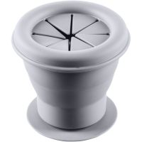 Zopa Silicone Folding Snack Box силіконова миска з присоскою Dove Grey 1 кс