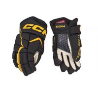 Rukavice CCM Jetspeed FT680 SR, čierna-žltá, Senior, 14"
