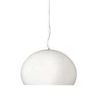 FLY Satin medium ø 52 cm matná bílá Kartell