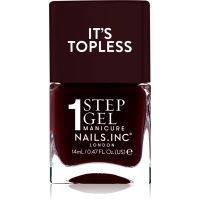 Nails Inc. It’s Topless gelový lak na nehty pro dlouhotrvající efekt odstín Billie 14 ml