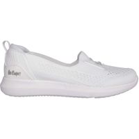 Lee Cooper CANVAS Дамски спортни балеринки, бяло, размер