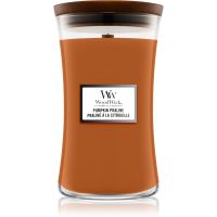 Woodwick Pumpkin Praline mirisna svijeća s drvenim fitiljem 610 g